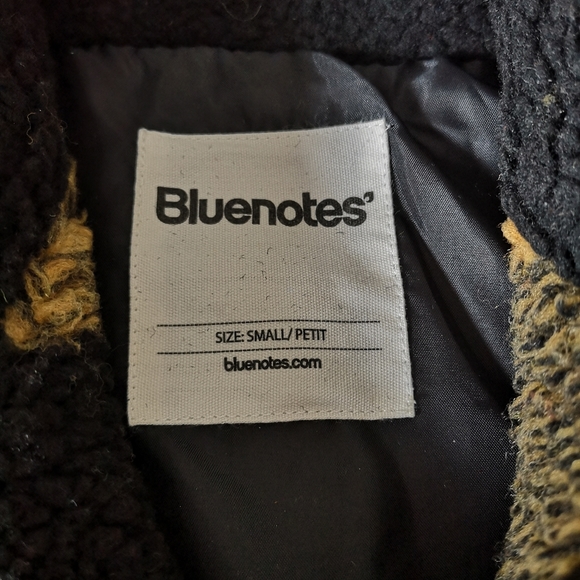 Checkered terry/teddy quarter zip jacket - Picture 5 of 7